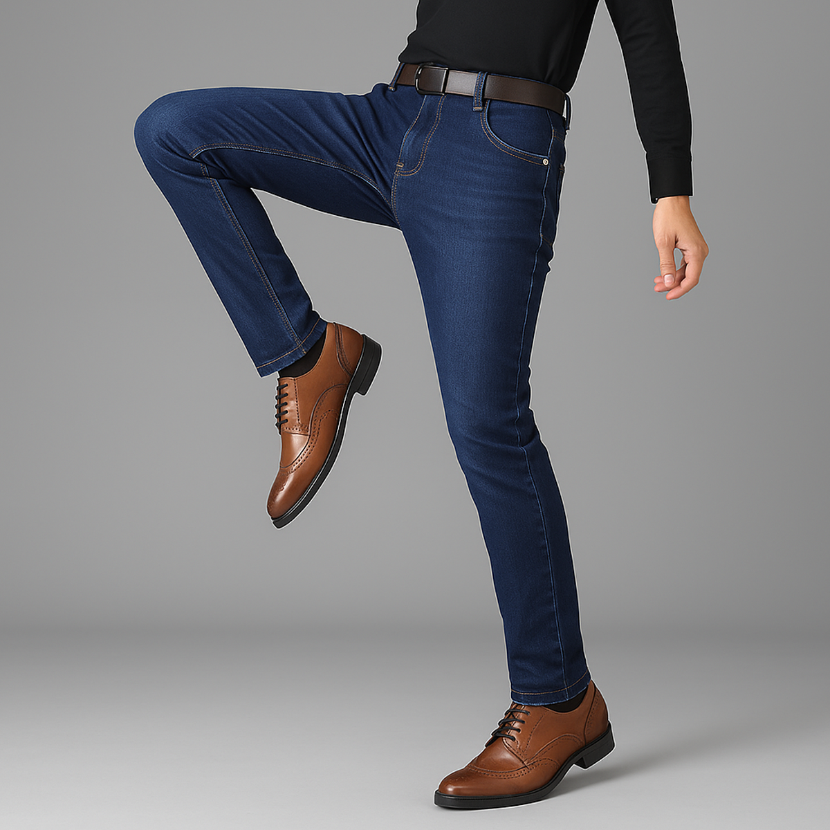 Broek Jeans® Comfort Flex + Gratis Herenriem