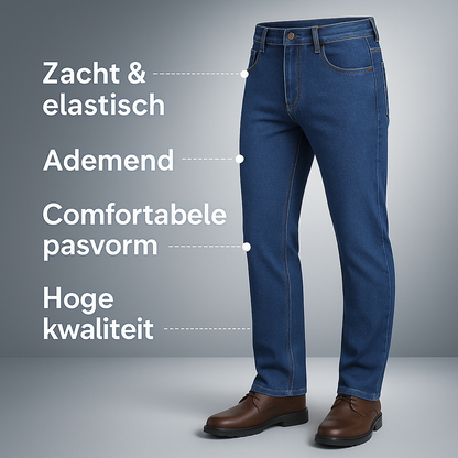 Broek Jeans® Comfort Flex + Gratis Herenriem