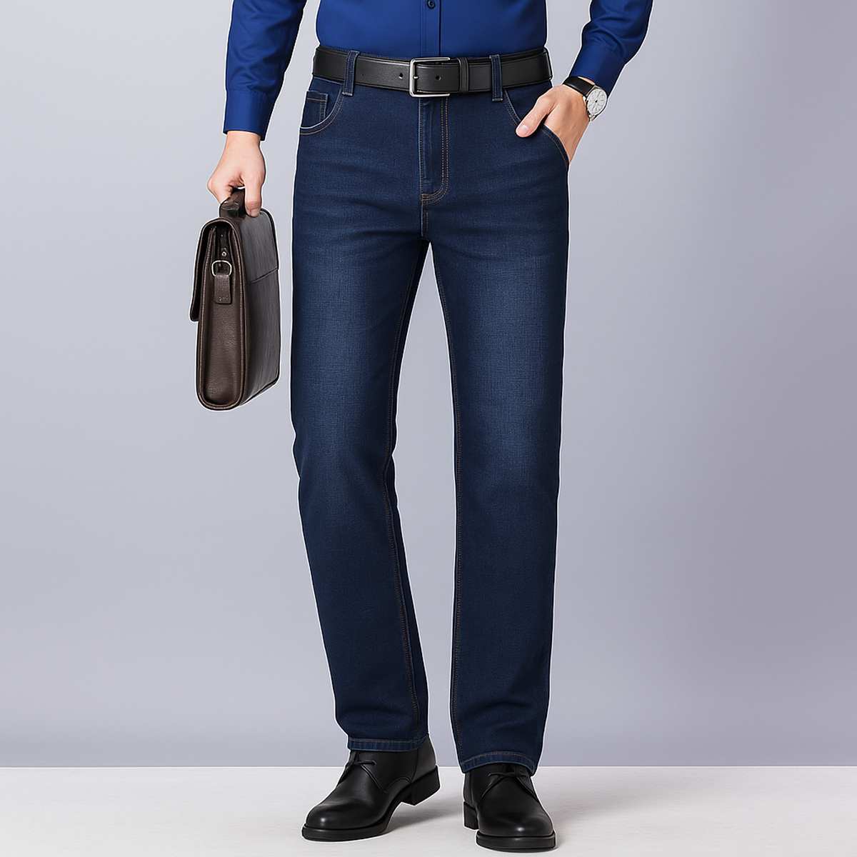 Broek Jeans® Comfort Flex + Gratis Herenriem